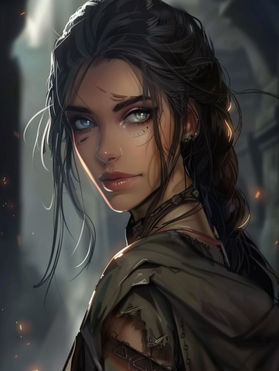 Gritty Cinematic Fantasy Portraits - Image 1