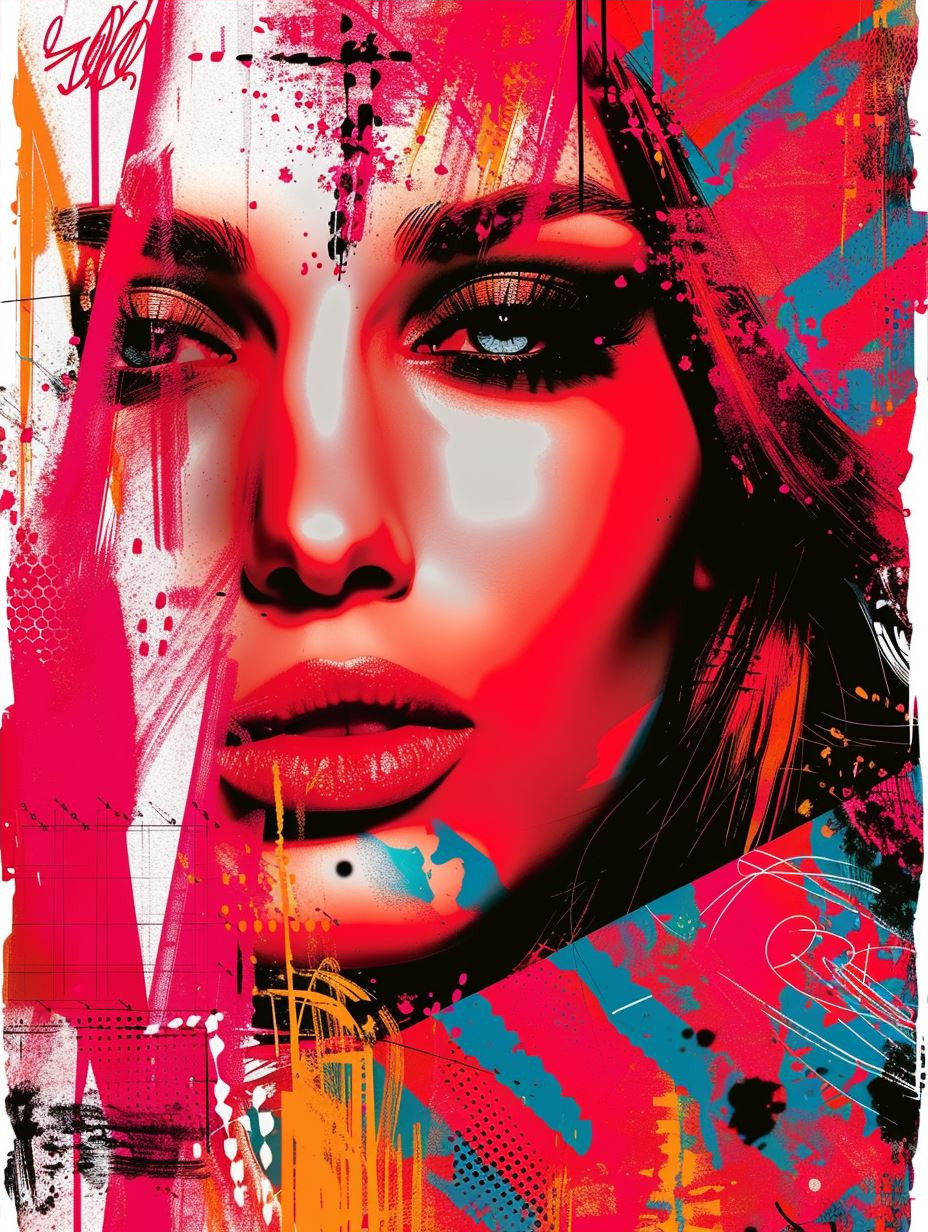 Neon Pop Art Portrait Fusion - Image 4