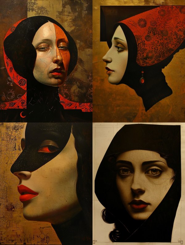 Mystic Veils of Crimson Shadow