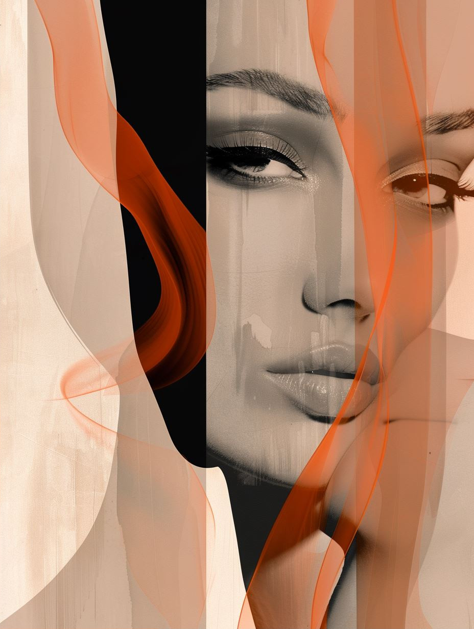 Abstract Ethereal Facial Fragments - Image 2