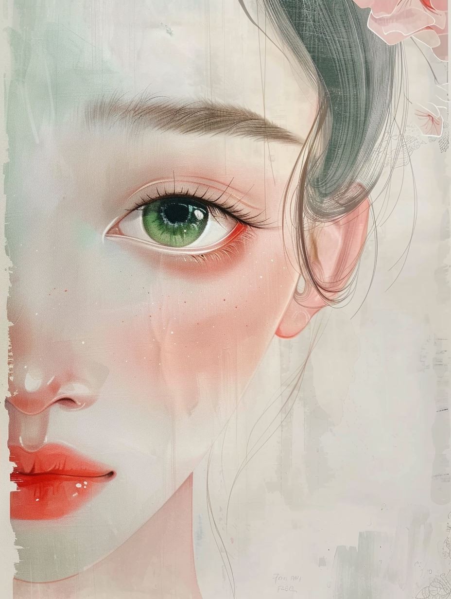 Ethereal Bloom Soft Portrait - Image 4