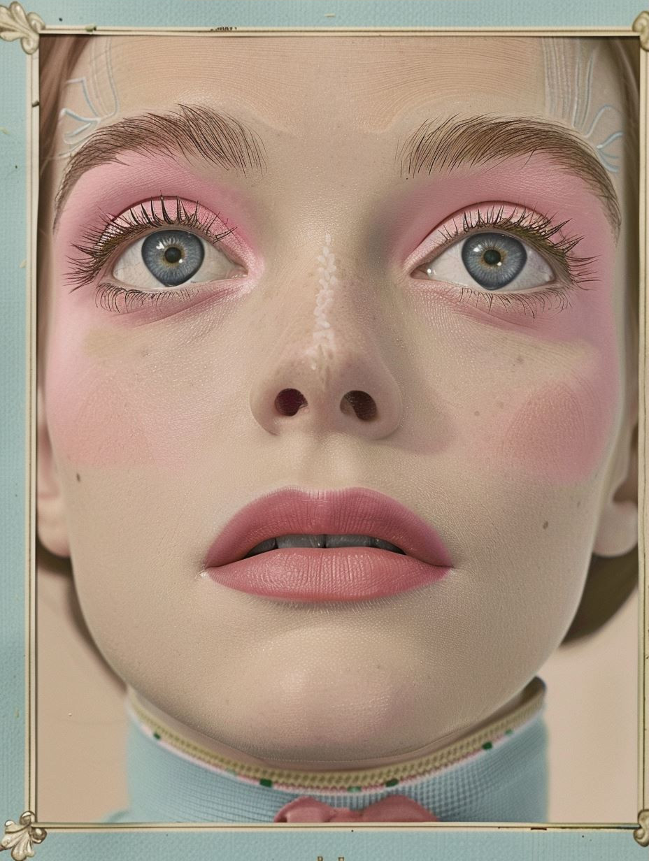 Vintage Pastel Beauty Portraits - Image 3