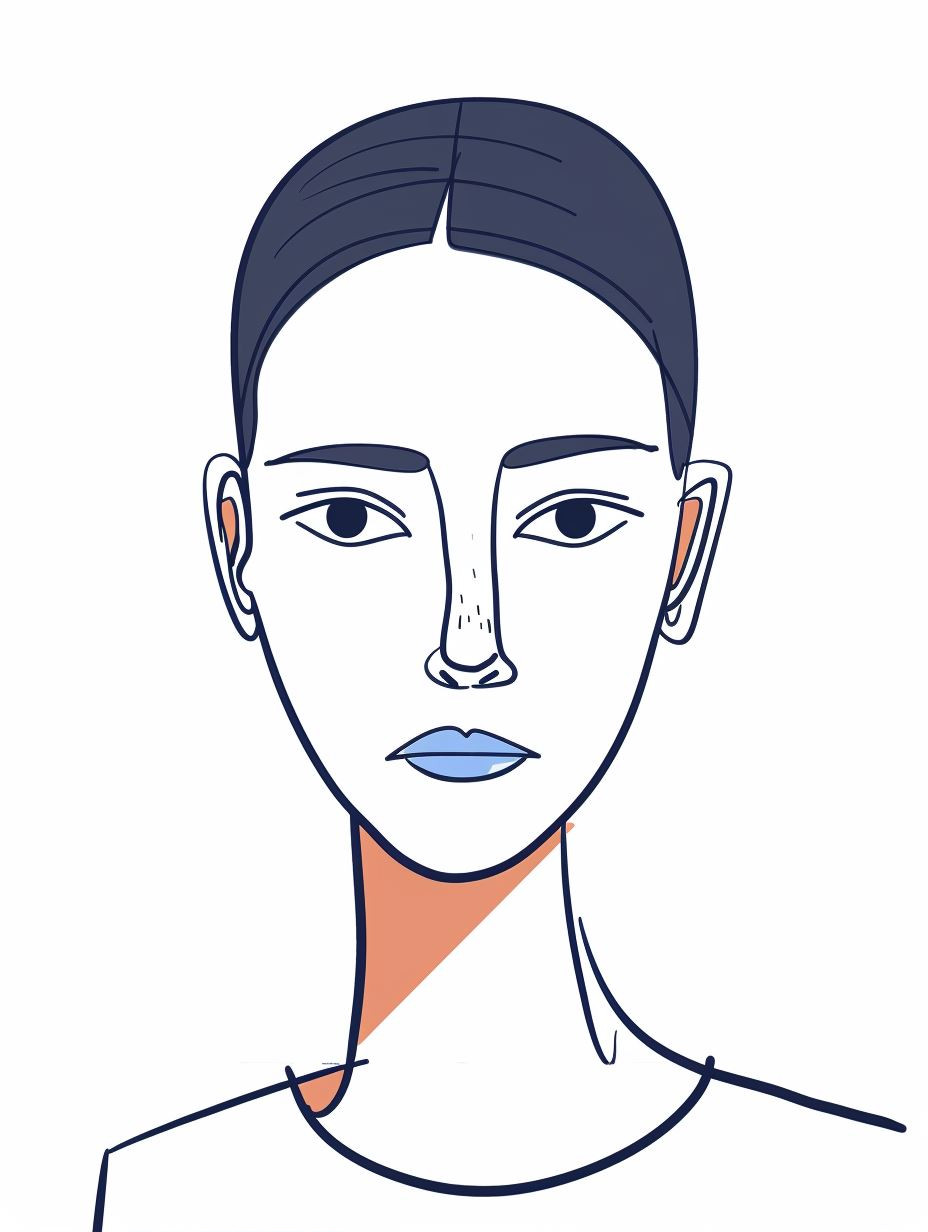 Minimalist Linear Portrait Study - Image 1