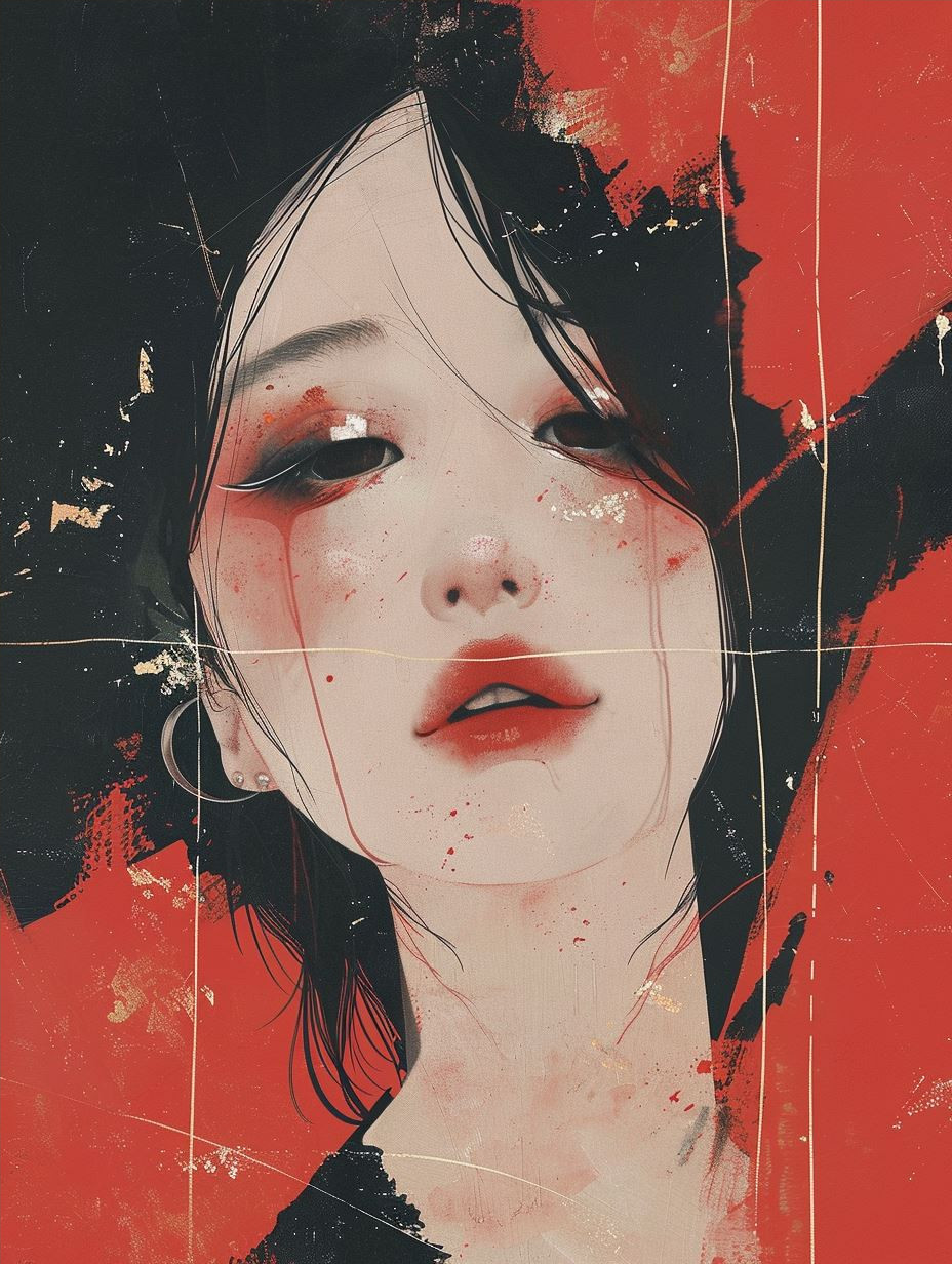 Crimson Ink Muse - Image 4