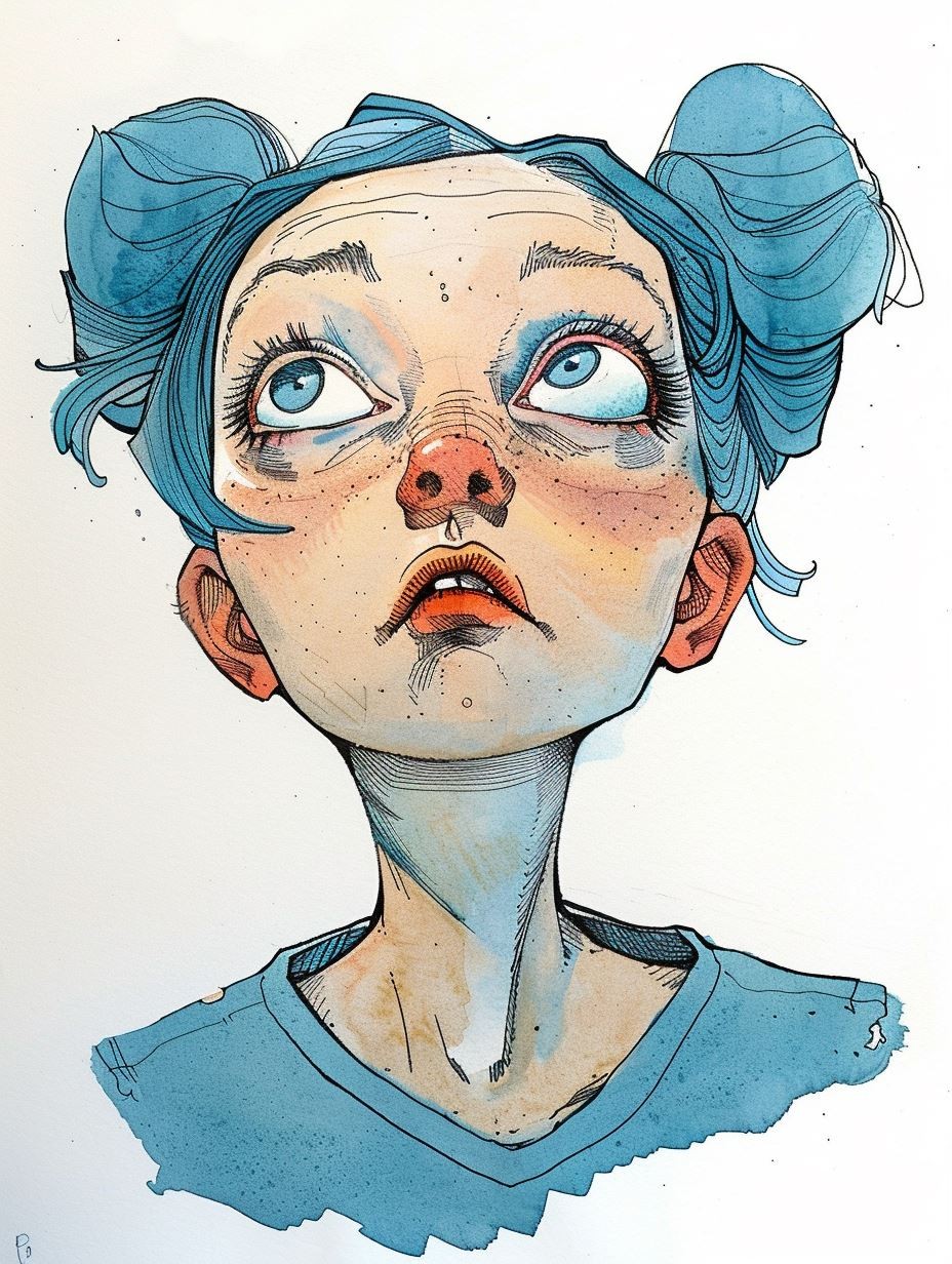 Whimsical Forest Sprite Portrait - Image 3