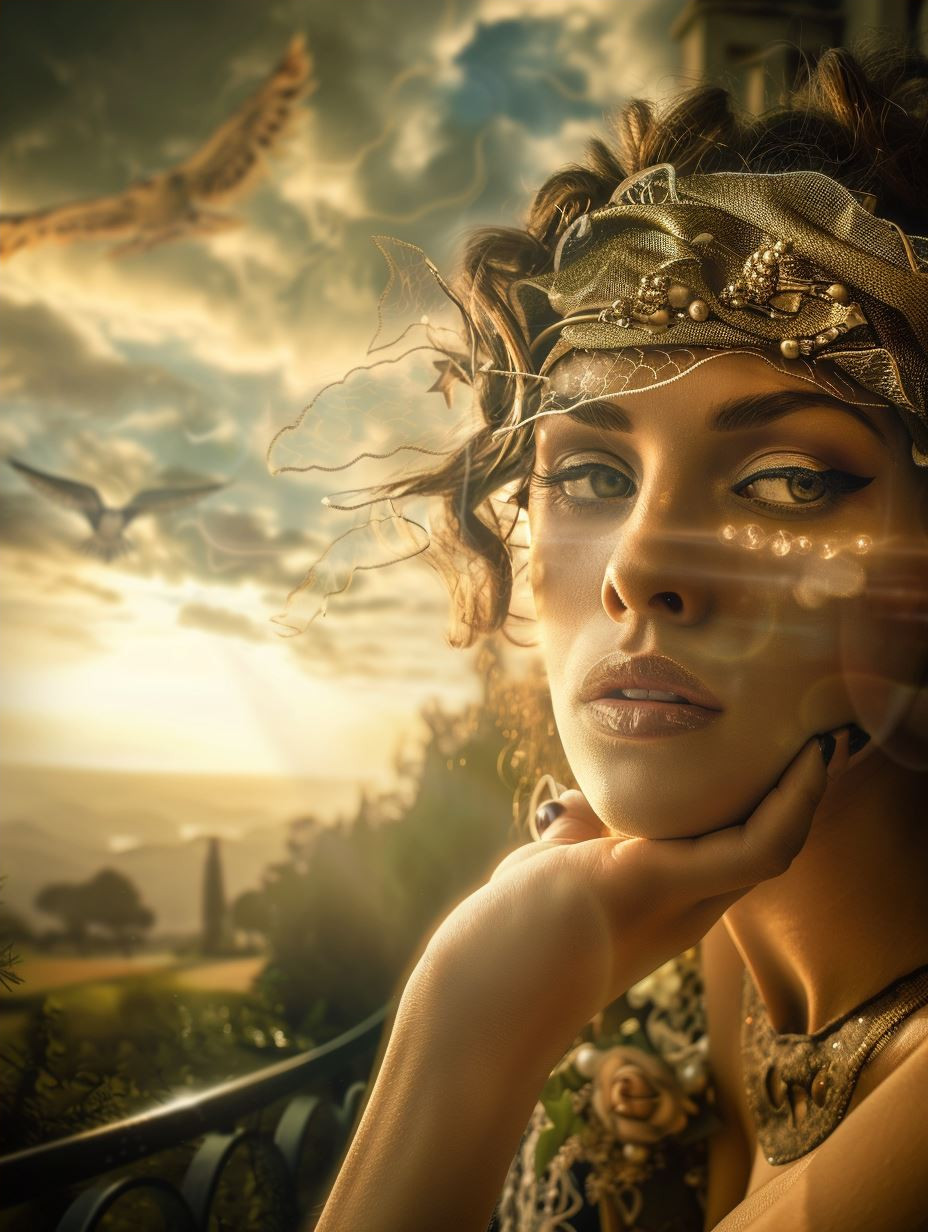 Golden Ethereal Goddess Portraits - Image 4