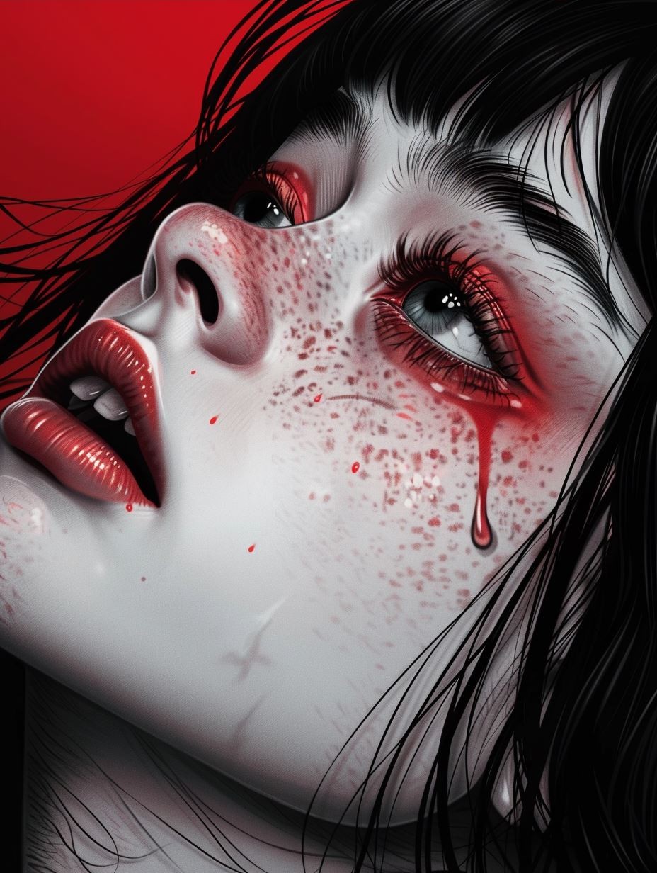 Crimson Visage of Dark Desire - Image 3