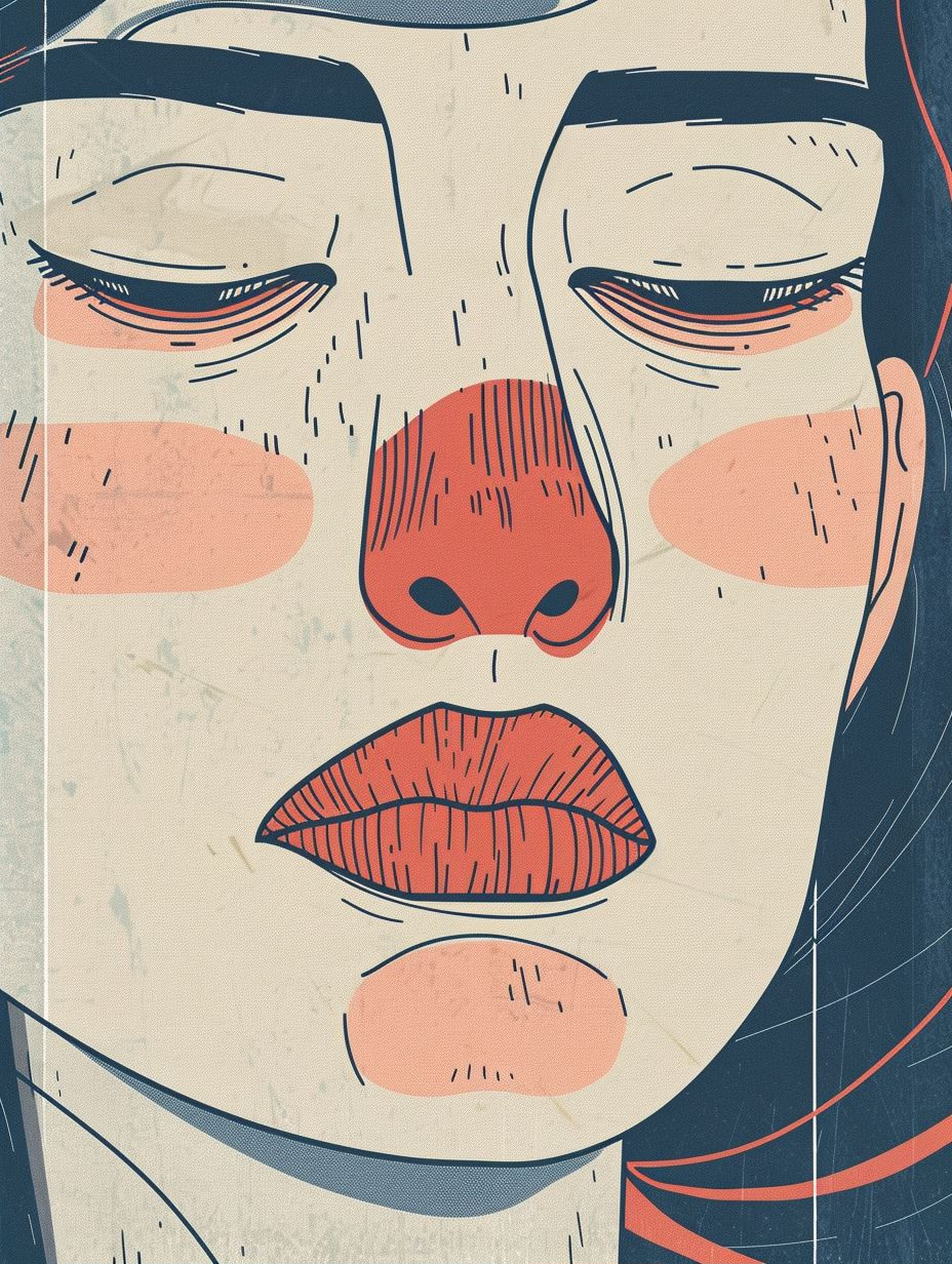 Modern Stylized Portrait Art Study - Image 2