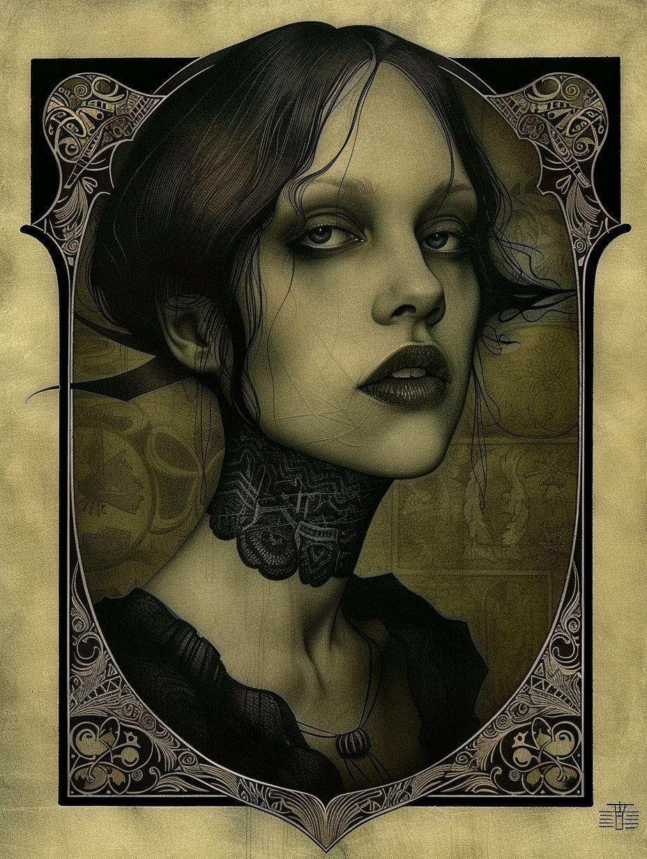 Ethereal Shadows of Gothic Elegance - Image 4