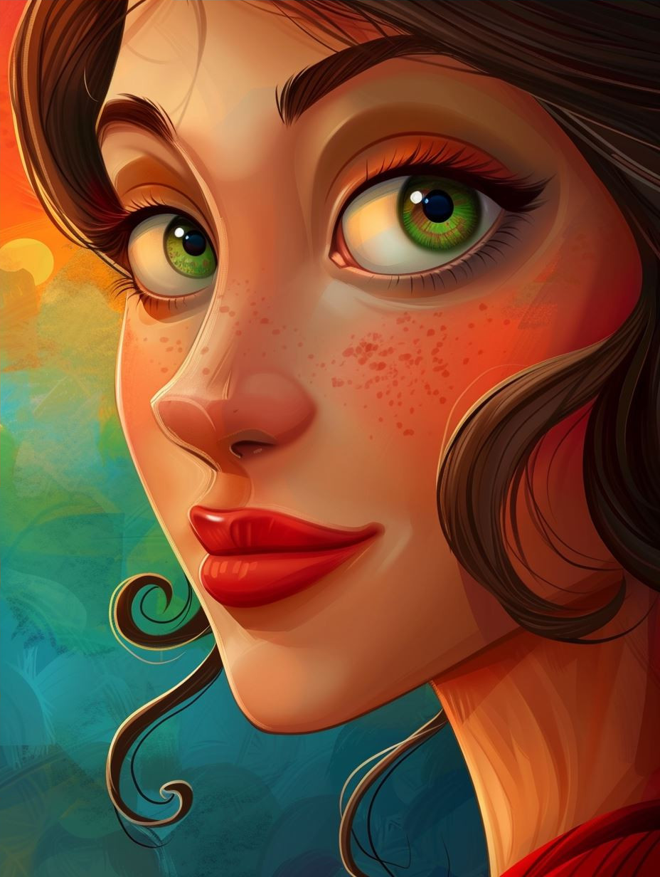 Ethereal Gaze of Autumnal Dreams - Image 4