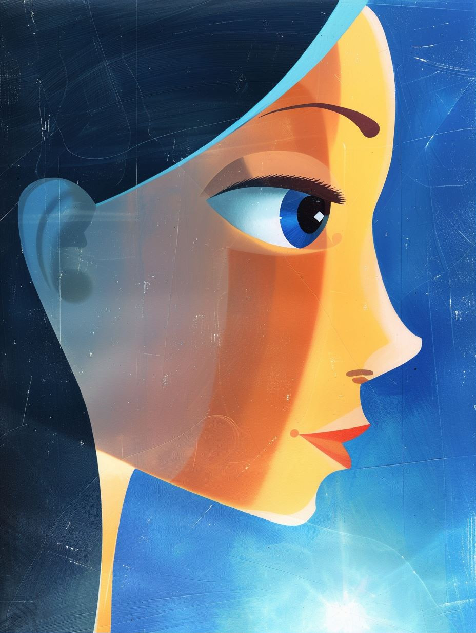 Faces of Azure Dreams - Image 1
