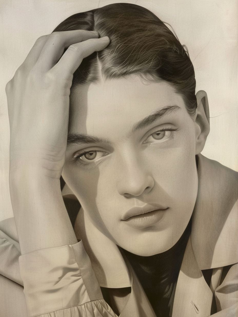 Timeless Monochrome Portrait Study