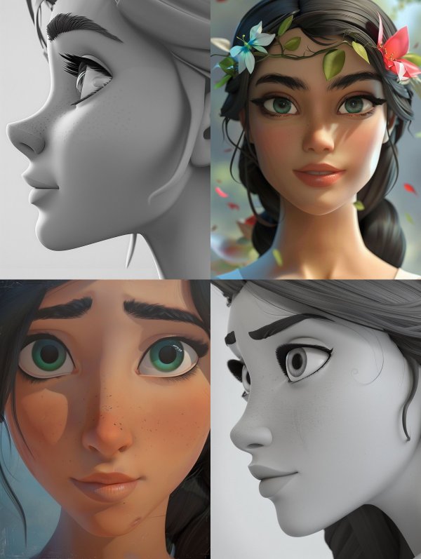 Digital Art Character Study