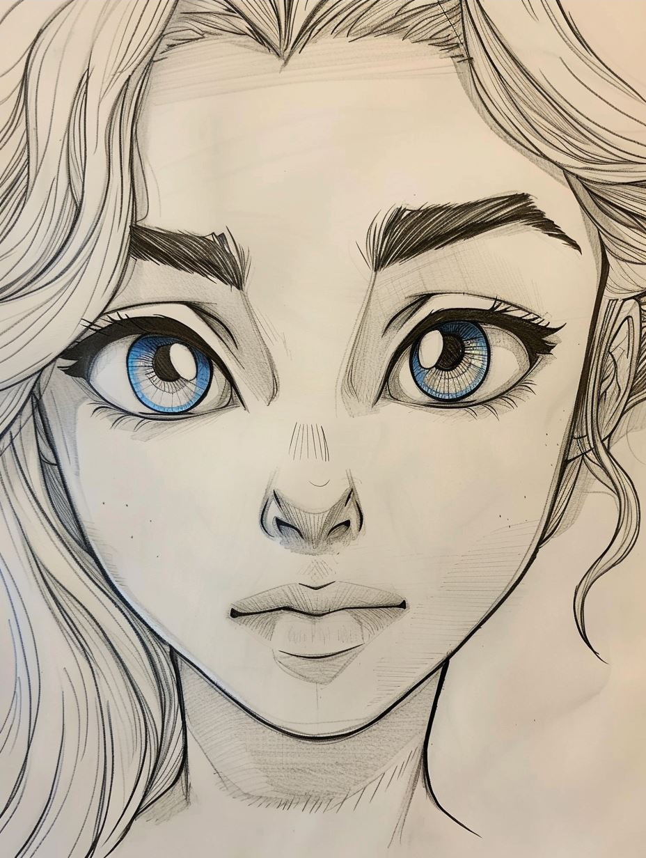 Melancholic Anime Gaze - Image 4