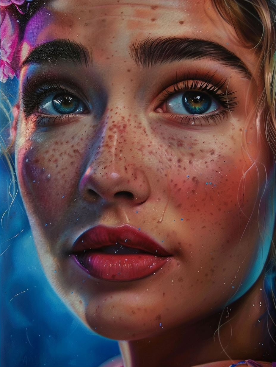 Ethereal Neon Portraiture Series - Image 2