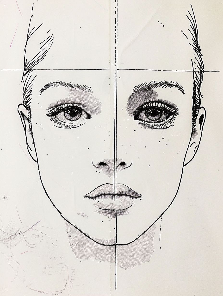 Fragmented Beauty Mixed Media Study - Image 2