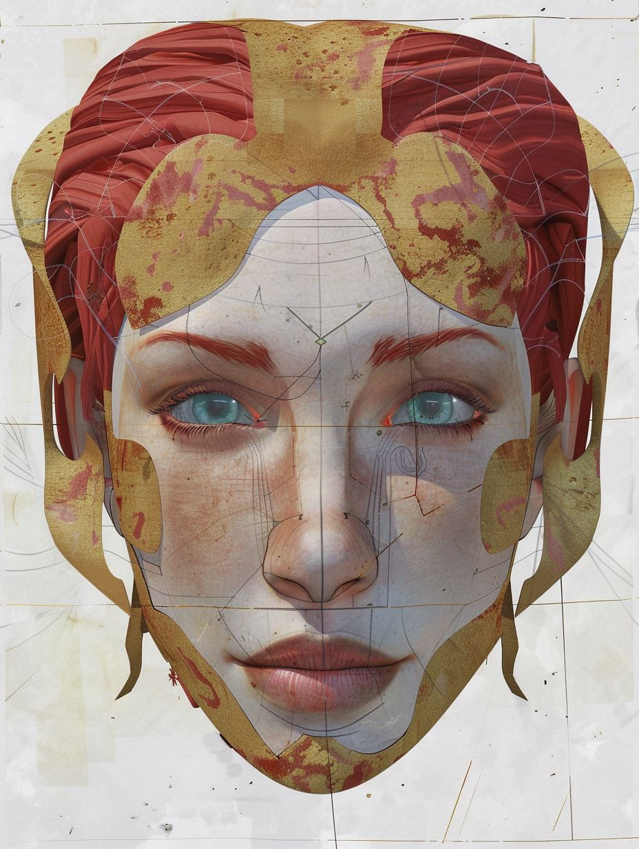 Fragmented Surrealist Portrait Studies - Image 4