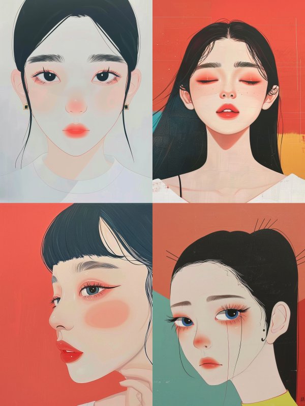 Ethereal Modern Asian Portraits