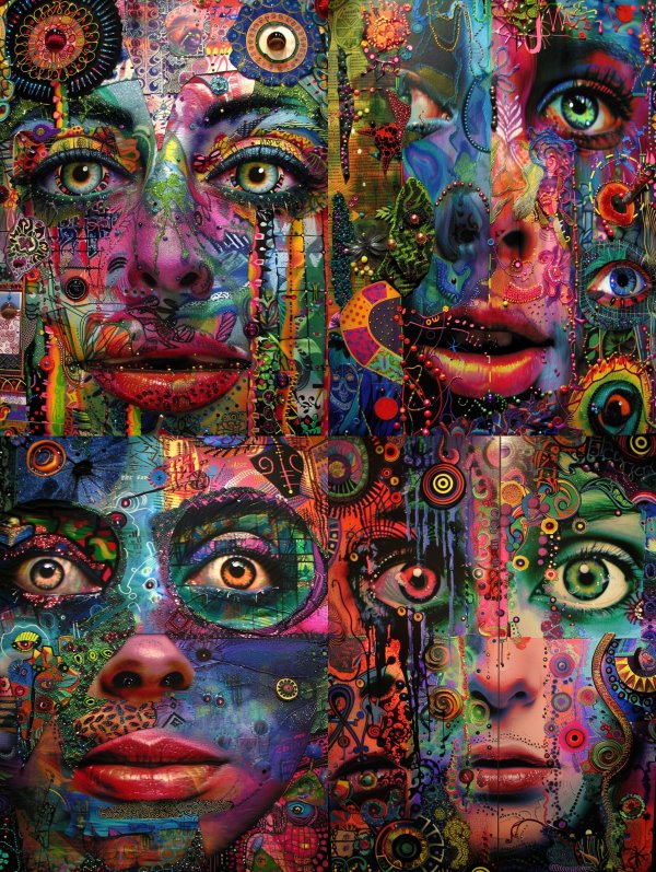 Abstract Prism of Human Emotion