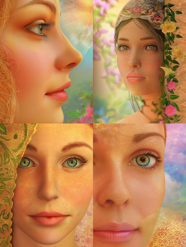 Ethereal Visions of Feminine Beauty