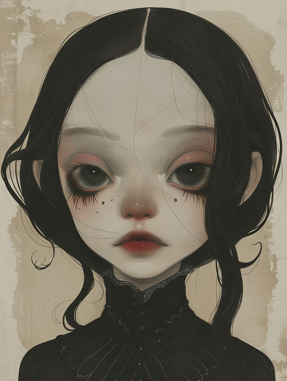Melancholy Doll Portrait - Image 1