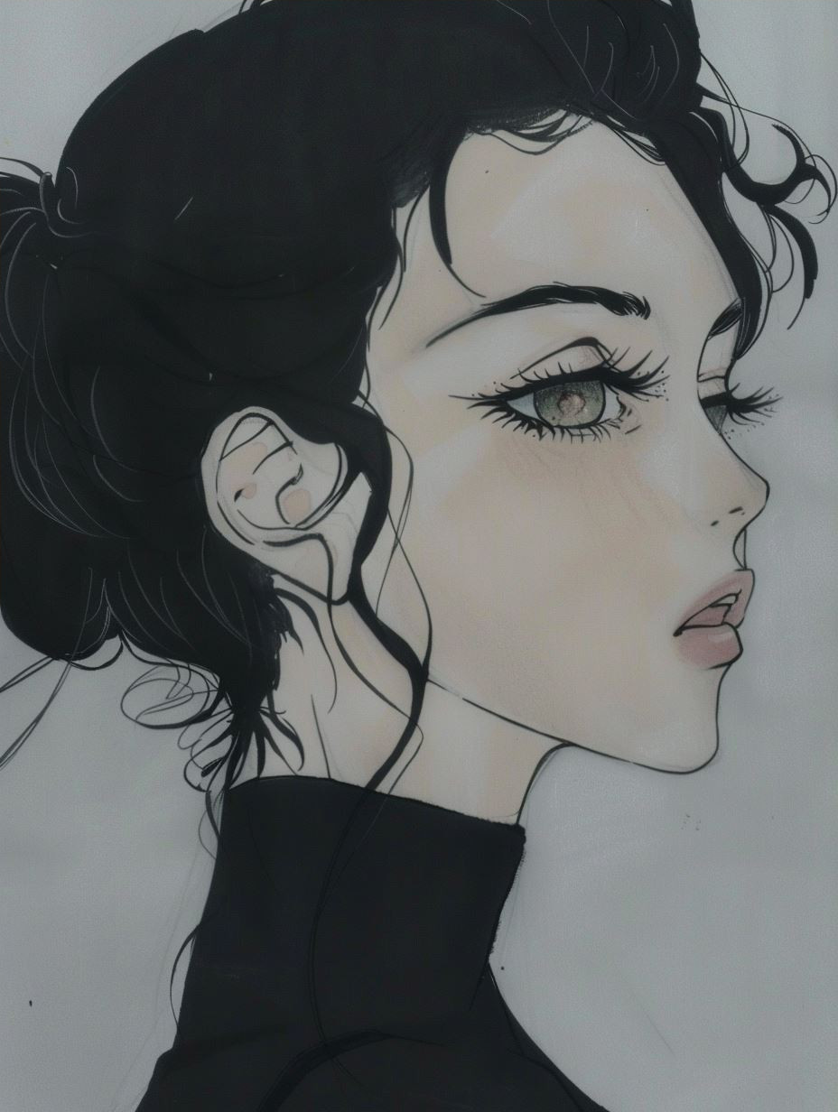 Ethereal Melancholy Anime Portraits - Image 4