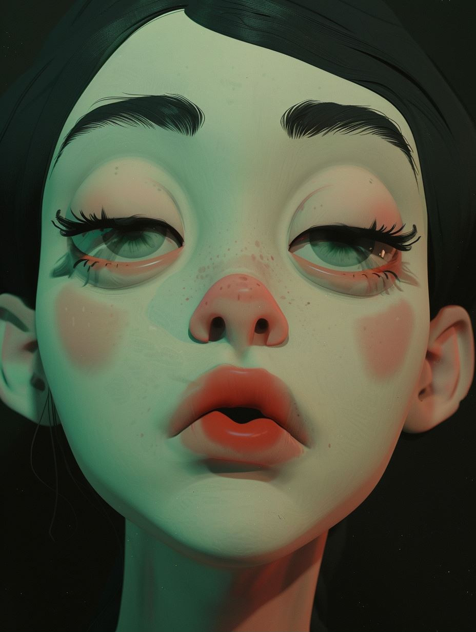 Ethereal Gazes in Digital Art - Image 1