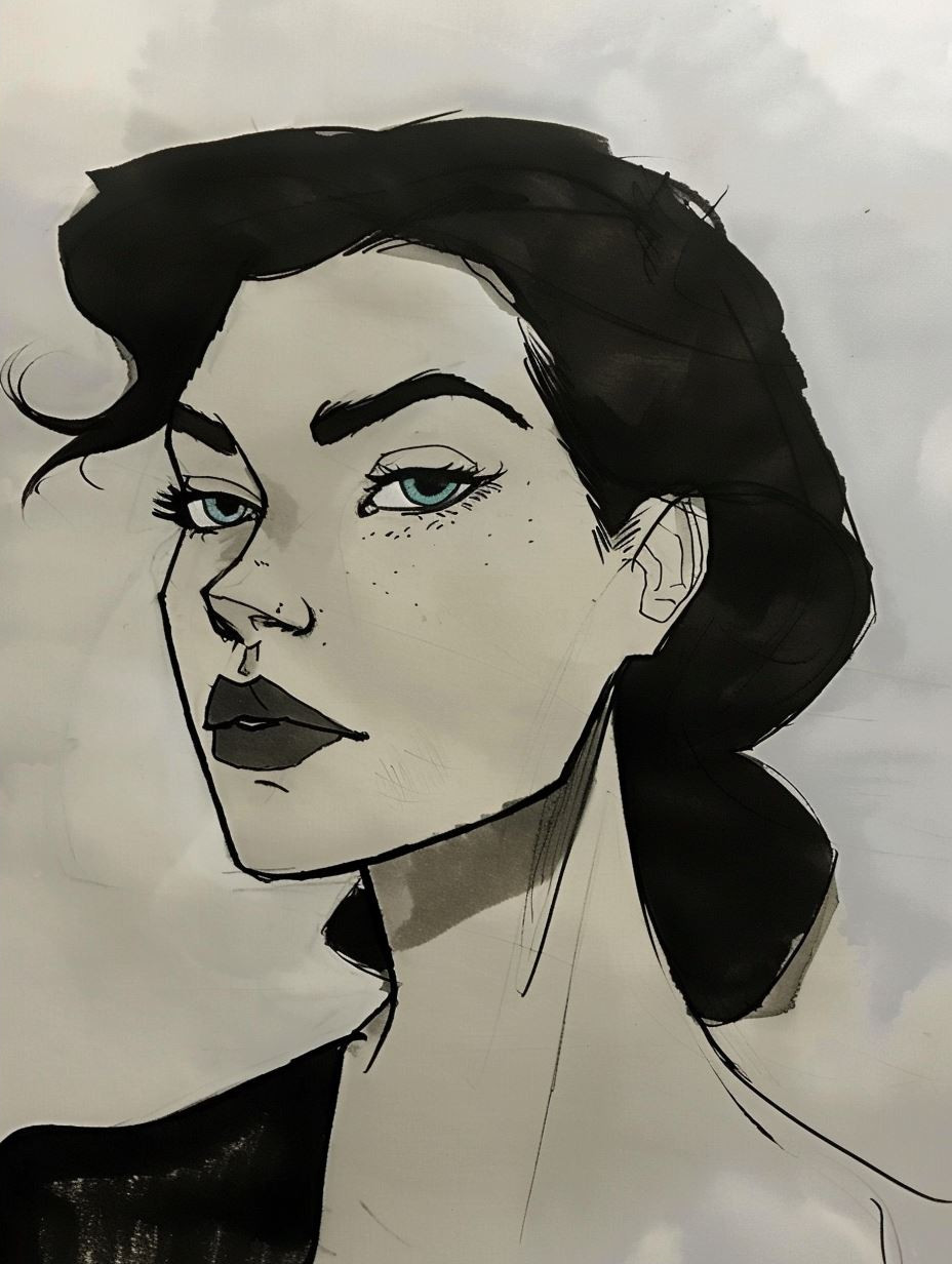 Shadows and Soul: Four Female Portraits - Image 2