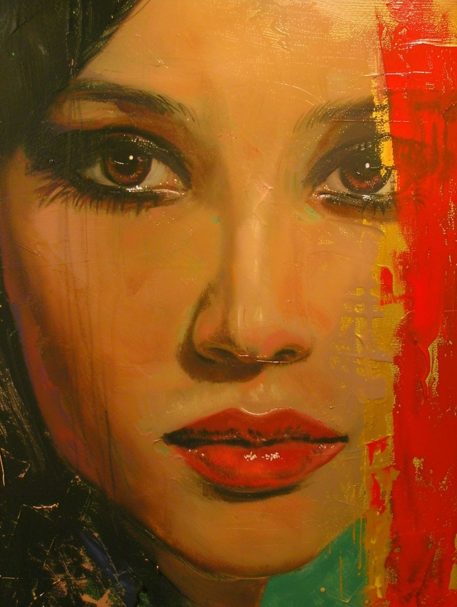 Vibrant Urban Portrait Study - Image 4