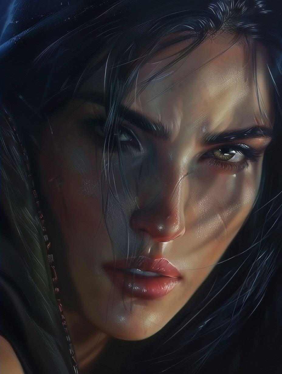 Ethereal Gaze: Four Digital Portraits - Image 2