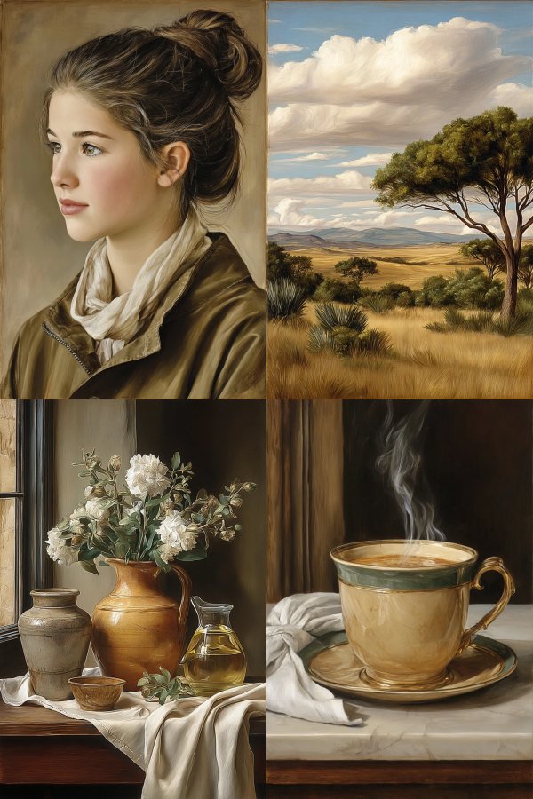 Rustic Elegance Portrait