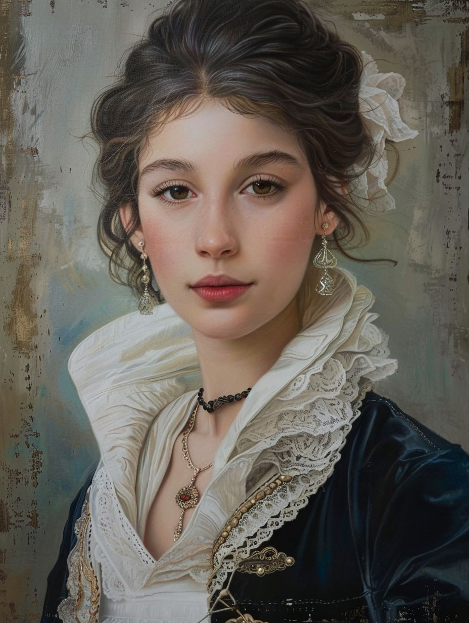 Renaissance Elegance in Velvet - Image 1