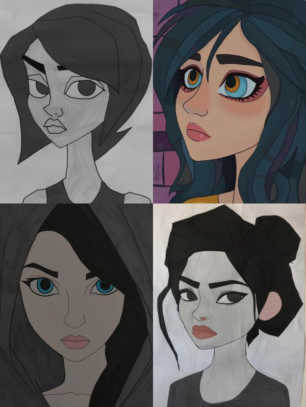 Stylized Character Design Evolution