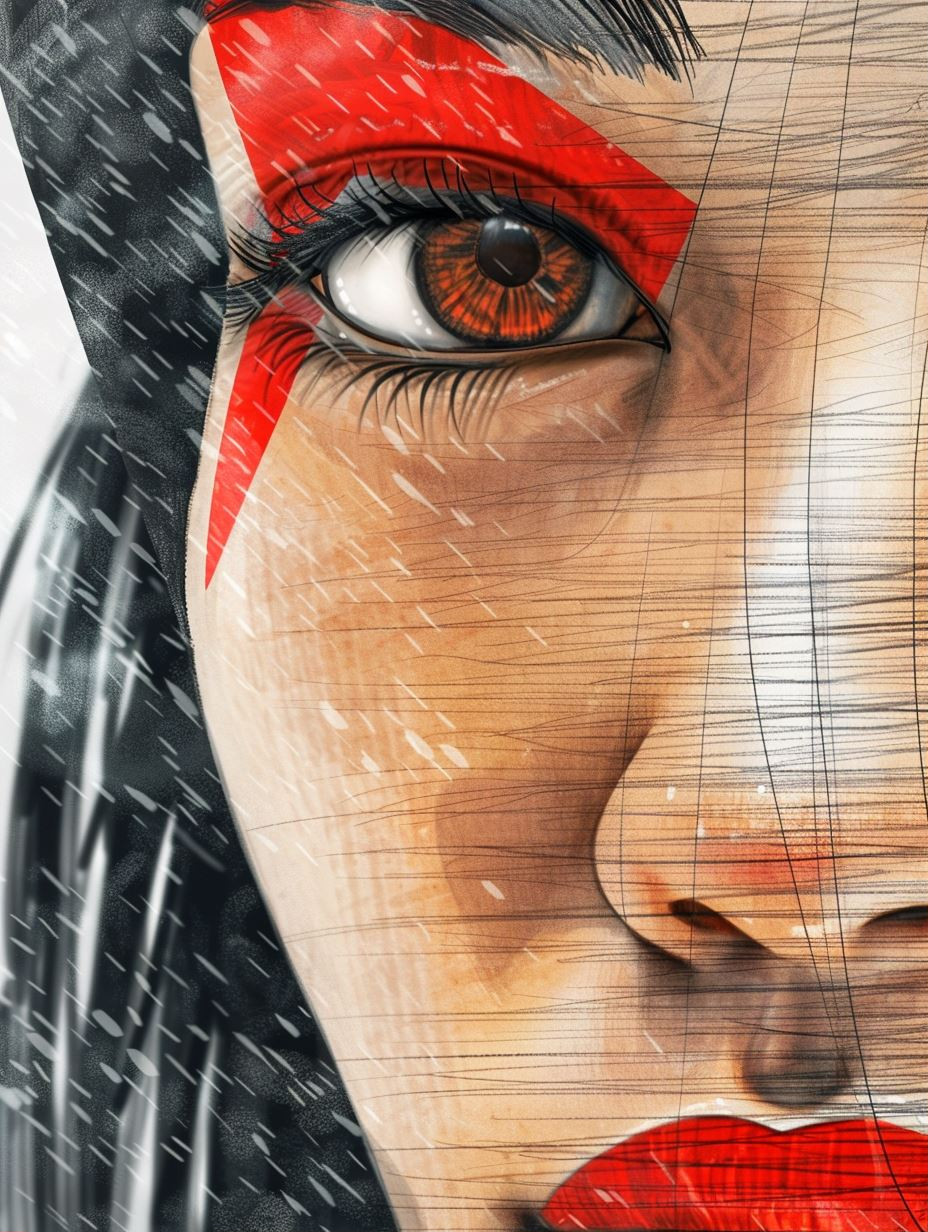 Fractured Visions of a Crimson Soul - Image 1
