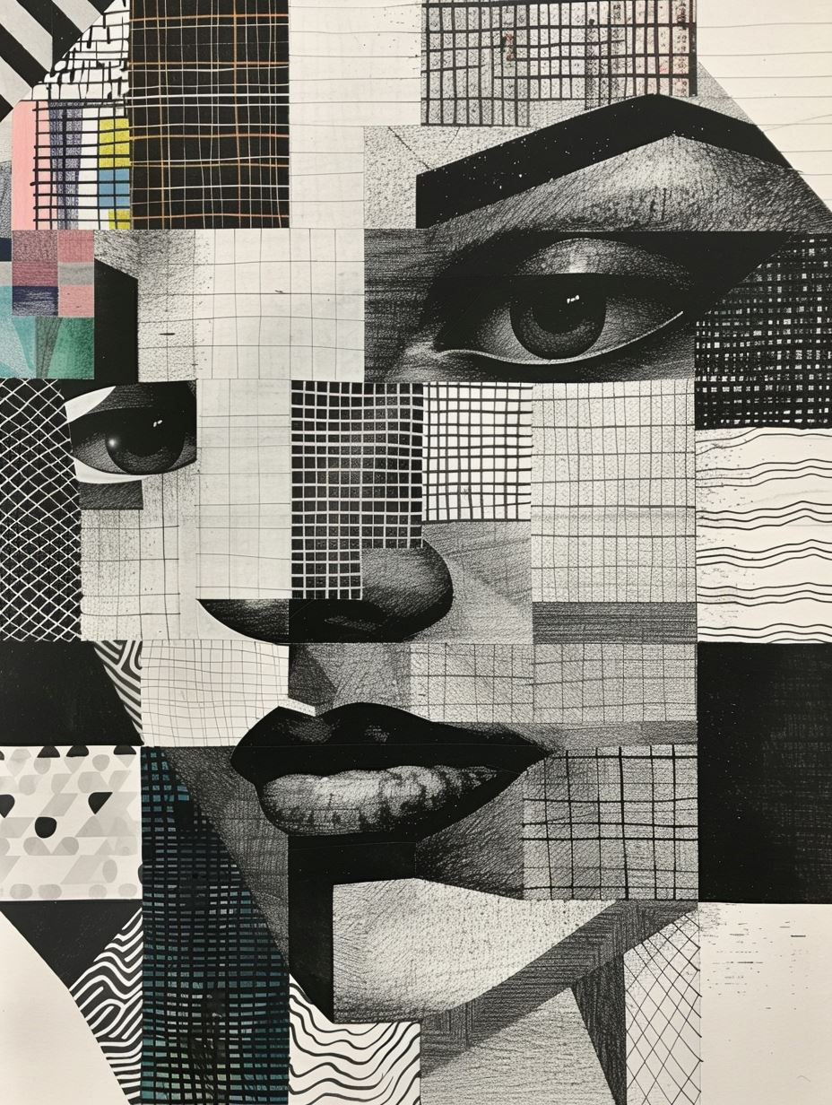 Fragmented Visions: A Cubist Study - Image 2