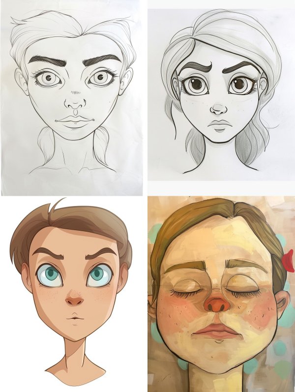 Evolution of Character Portraiture