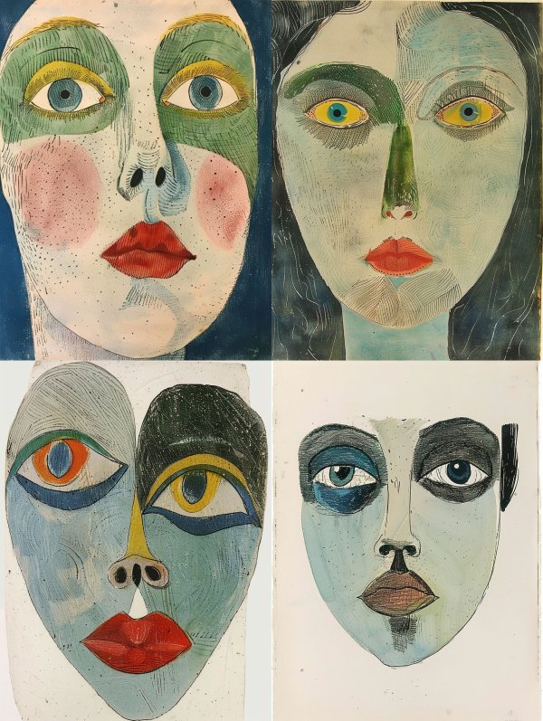 Faces of Abstract Emotion