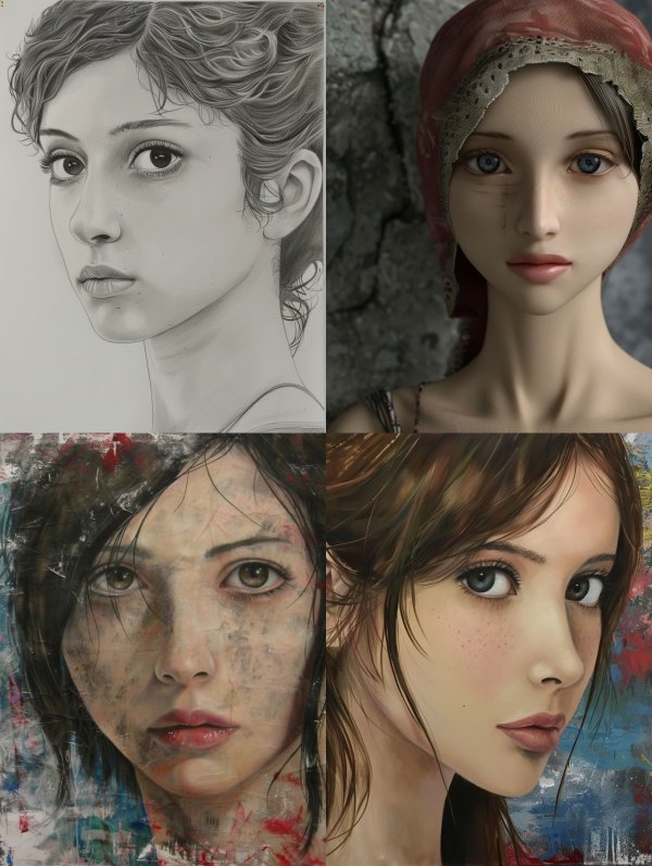 Ethereal Female Portraiture Studies
