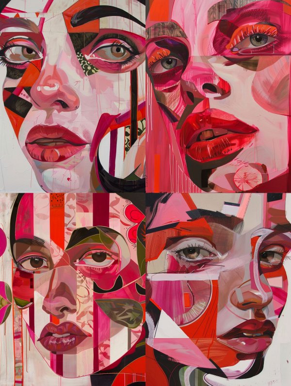 Fragmented Visions of Feminine Beauty