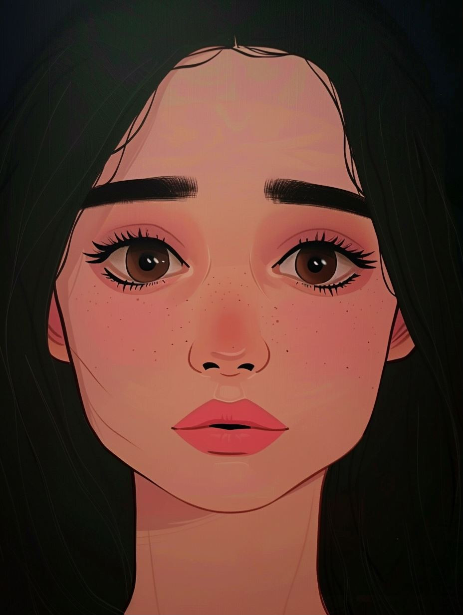 Modern Digital Portrait Art Style - Image 1