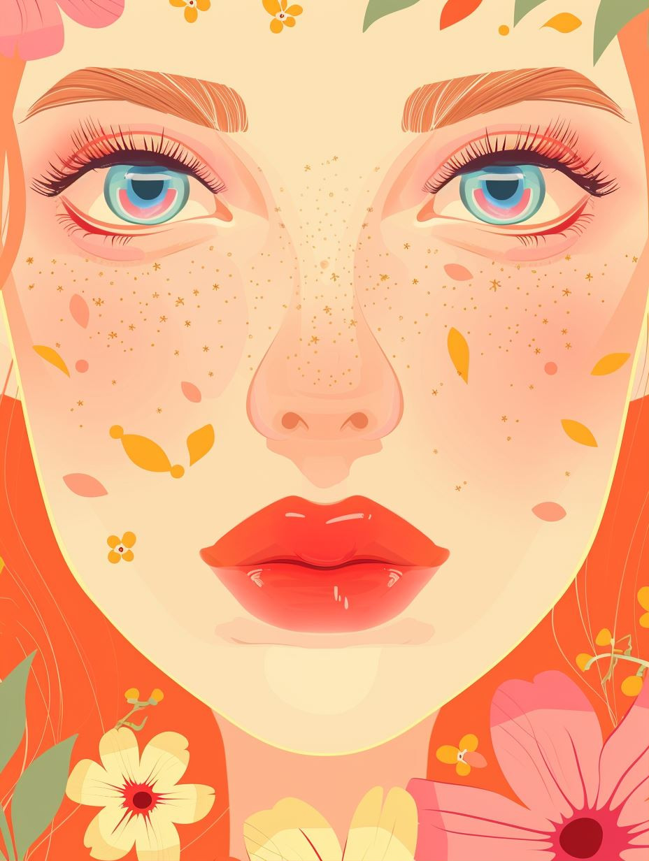 Sun-Kissed Visions: A Digital Portrait Study - Image 1