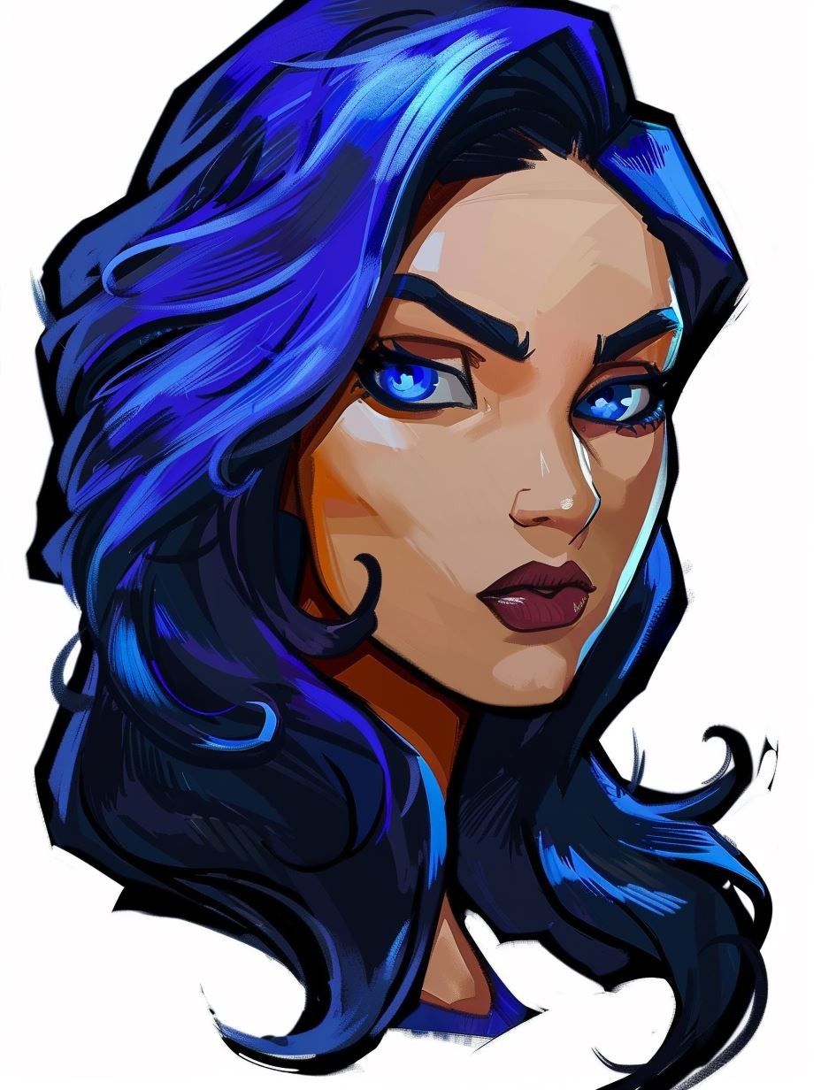 Neon Glow Comic Portrait - Image 2