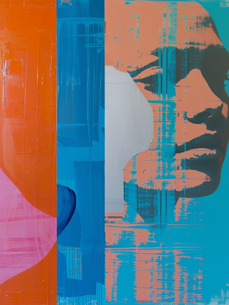 Fragmented Visions in Neon - Image 1