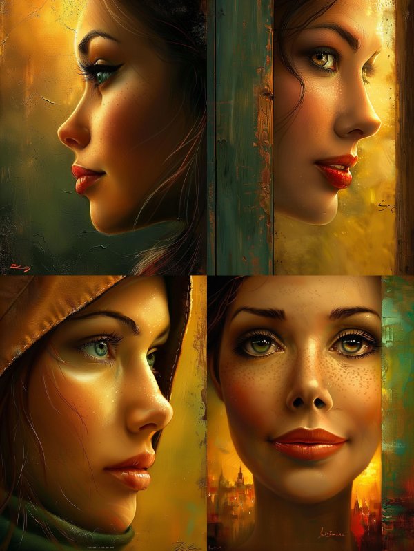 Golden Hour Portraits of Ethereal Women