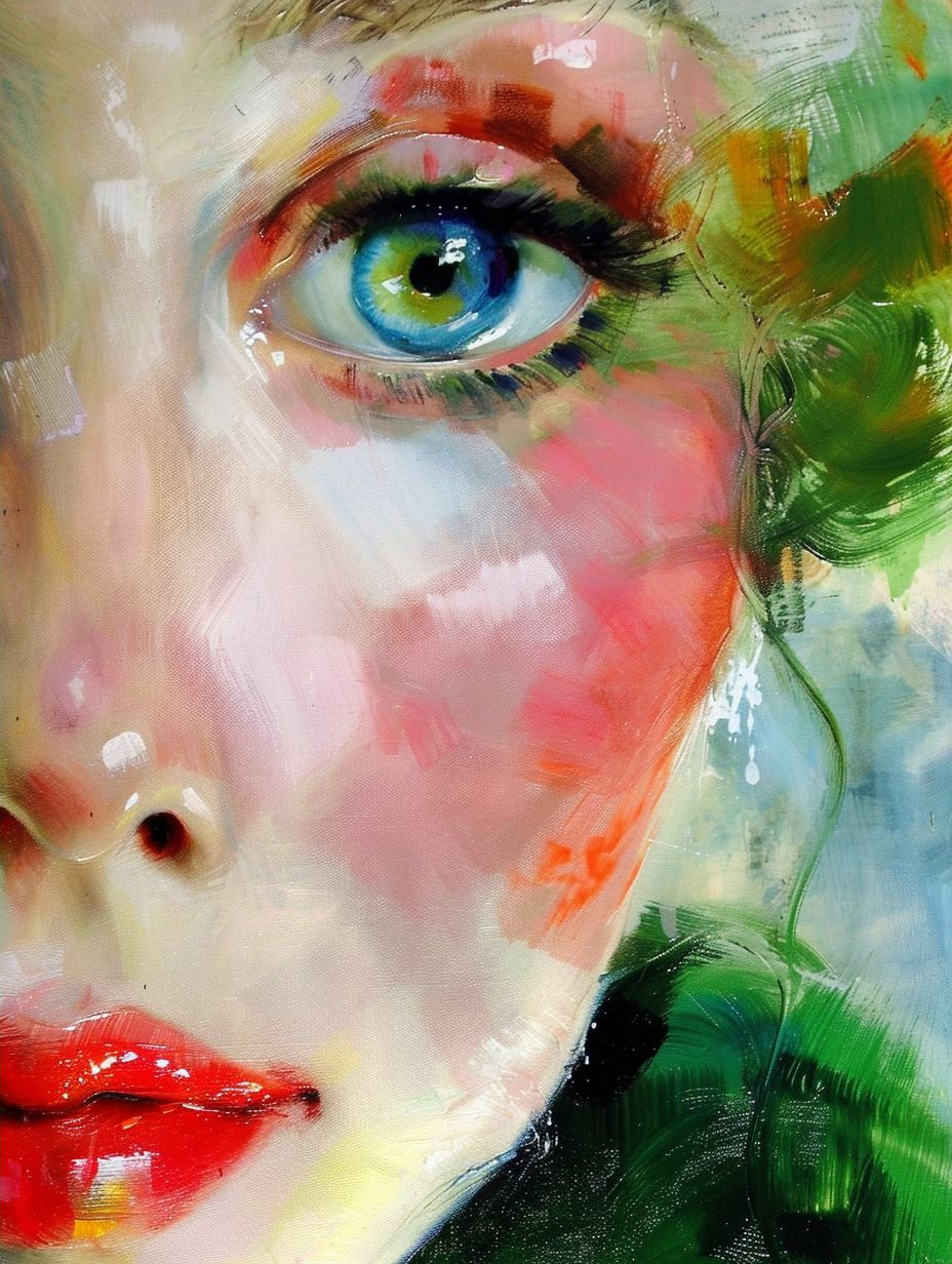 Vibrant Visions of a Floral Muse - Image 4