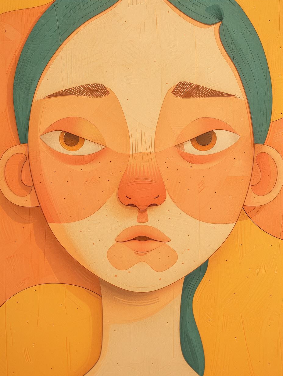Soft Pastel Emotional Portraits - Image 3