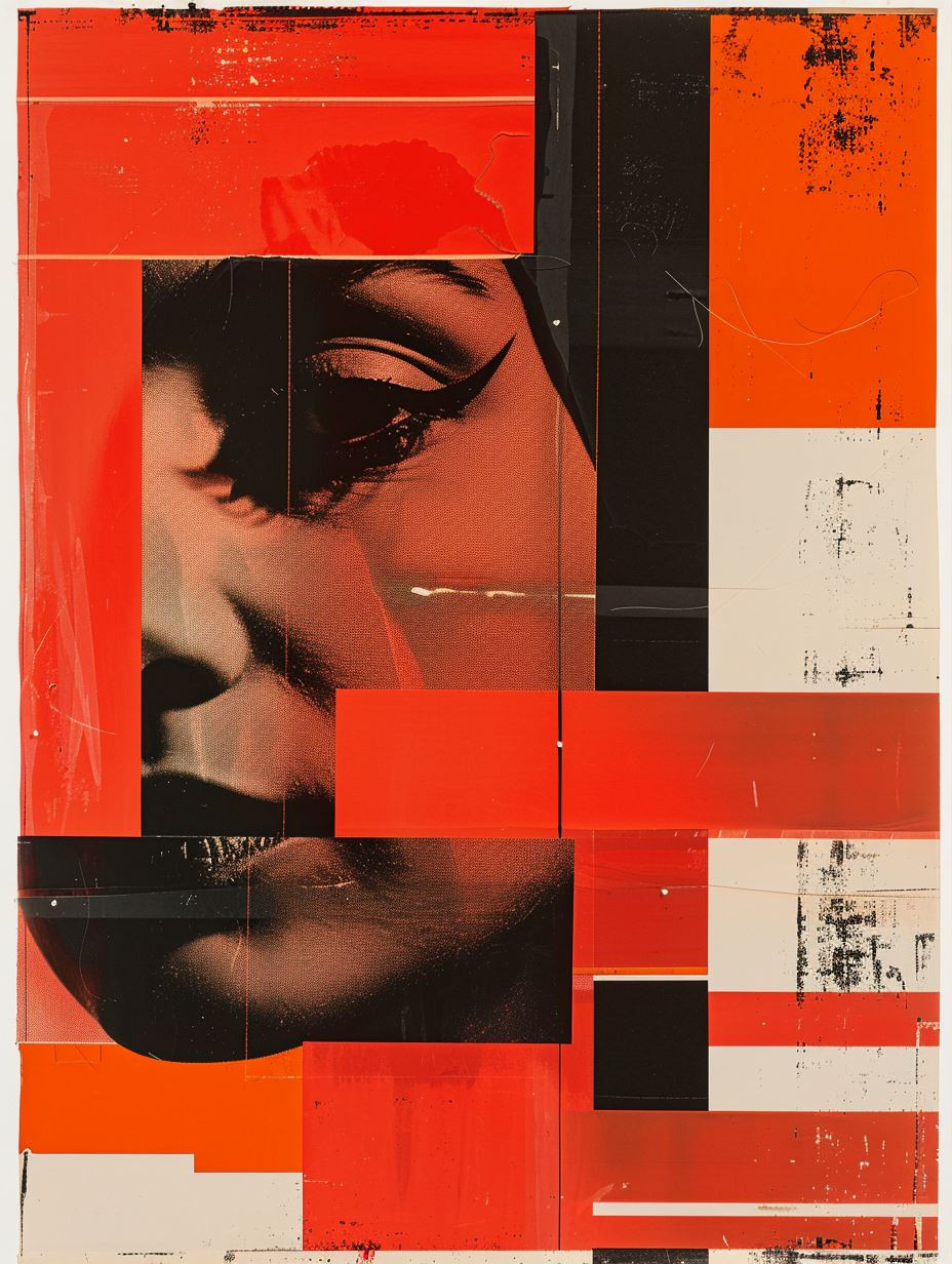 Fragmented Visions in Red - Image 1