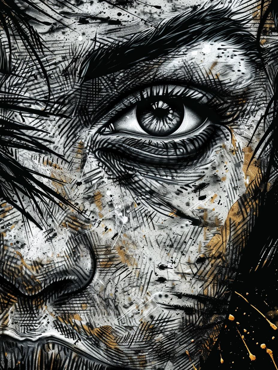 Gilded Decay Portrait Study - Image 3