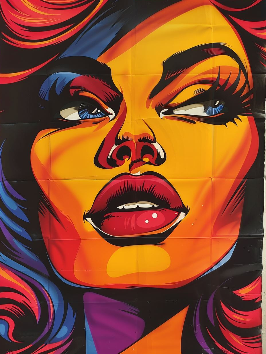 Vibrant Neon Pop Art Portraits - Image 4