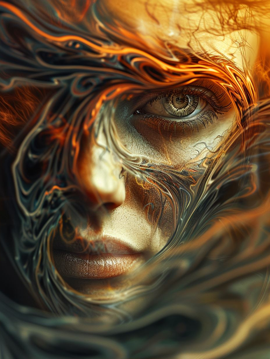 Ethereal Faces of Molten Fire - Image 2